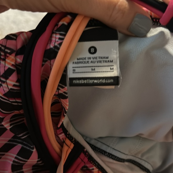 Nike | mult color | tankini swim suit top | Sz 8 (M) - Picture 16 of 16